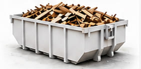 Location petite benne 10m3 pour le bois, palettes