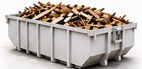 Location grande benne 30m3 pour le bois, palettes