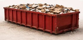 Location benne carton 30m³ grande capacité