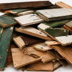 Bois B traité : bois peint, vernis