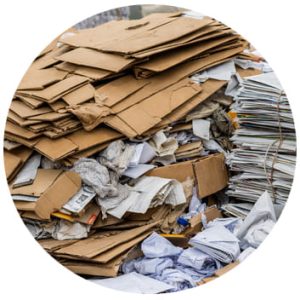 Déchets de cartons/papiers