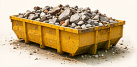 Location moyenne benne gravats