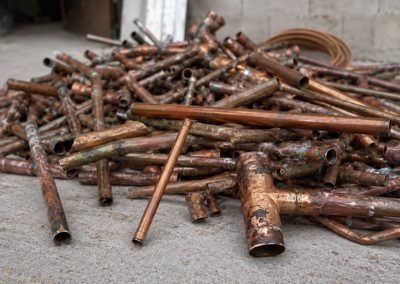 Reprise de tubes en cuivre à Francheville